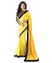 Beautiful Yellow Embroidery Georgette Saree @ 50% OFF Rs 668.00 Only FREE Shipping + Extra Discount - Partywear Saree, Buy Partywear Saree Online, Georgette Saree, Deginer Saree, Buy Deginer Saree,  online Sabse Sasta in India - Sarees for Women - 8048/20160328