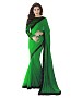 Beautiful Green Embroidery Georgette Saree @ 50% OFF Rs 668.00 Only FREE Shipping + Extra Discount - Partywear Saree, Buy Partywear Saree Online, Georgette Saree, Deginer Saree, Buy Deginer Saree,  online Sabse Sasta in India - Sarees for Women - 8049/20160328