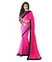 Beautiful Pink Embroidery Georgette Saree @ 50% OFF Rs 668.00 Only FREE Shipping + Extra Discount - Partywear Saree, Buy Partywear Saree Online, Georgette Saree, Deginer Saree, Buy Deginer Saree,  online Sabse Sasta in India - Sarees for Women - 8052/20160328