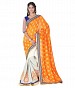 Style Sensus Orange Faux Georgette Saree @ 51% OFF Rs 2883.00 Only FREE Shipping + Extra Discount - Saree, Buy Saree Online, Embroidered, Style Sensus, Buy Style Sensus,  online Sabse Sasta in India - Sarees for Women - 2502/20150924