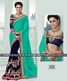 Designer Firozy Georgette Saree With Blue Rawsilk Blouse Fabric @ 24% OFF Rs 1947.00 Only FREE Shipping + Extra Discount - saree, Buy saree Online, georgette saree, deasiner  saree, Buy deasiner  saree,  online Sabse Sasta in India - Sarees for Women - 8932/20160429