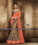 Designer Orange Georgette Saree With Copper Banarasi Blouse Fabric @ 26% OFF Rs 2534.00 Only FREE Shipping + Extra Discount - saree, Buy saree Online, georgette saree, deasiner  saree, Buy deasiner  saree,  online Sabse Sasta in India -  for  - 8943/20160429
