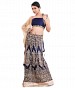 Paras Blue Embroidered Velvet Semi Stitched Lehenga @ 51% OFF Rs 3707.00 Only FREE Shipping + Extra Discount - Velvet, Buy Velvet Online, Semi-stitched, Lehnga, Buy Lehnga,  online Sabse Sasta in India - Lehengas for Women - 2470/20150923