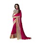 Beautiful Pink Embroidery Georgette Saree @ 48% OFF Rs 988.00 Only FREE Shipping + Extra Discount - Partywear Saree, Buy Partywear Saree Online, Georgette Saree, Deginer Saree, Buy Deginer Saree,  online Sabse Sasta in India - Sarees for Women - 8087/20160328
