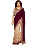 Beautiful Maroon Embroidery  Net  Saree @ 44% OFF Rs 1112.00 Only FREE Shipping + Extra Discount - Partywear Saree, Buy Partywear Saree Online, Georgette Saree, Deginer Saree, Buy Deginer Saree,  online Sabse Sasta in India - Sarees for Women - 8092/20160328