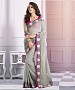 Beautiful Grey Embroidery Georgette Saree @ 47% OFF Rs 864.00 Only FREE Shipping + Extra Discount - Partywear Saree, Buy Partywear Saree Online, Georgette Saree, Deginer Saree, Buy Deginer Saree,  online Sabse Sasta in India - Sarees for Women - 8095/20160328