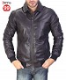 Blue Gents Leather Jacket @ 74% OFF Rs 6484.00 Only FREE Shipping + Extra Discount -  online Sabse Sasta in India -  for  - 762/20141230
