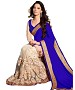Beautiful Blue Embroidery Georgette Saree @ 47% OFF Rs 864.00 Only FREE Shipping + Extra Discount - Partywear Saree, Buy Partywear Saree Online, Georgette Saree, Deginer Saree, Buy Deginer Saree,  online Sabse Sasta in India - Sarees for Women - 8099/20160328