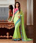 Beautiful Green Embroidery Georgette Saree @ 45% OFF Rs 988.00 Only FREE Shipping + Extra Discount - Partywear Saree, Buy Partywear Saree Online, Georgette Saree, Deginer Saree, Buy Deginer Saree,  online Sabse Sasta in India - Sarees for Women - 8104/20160328