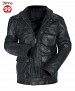 Leather Black Jacket @ 65% OFF Rs 6587.00 Only FREE Shipping + Extra Discount -  online Sabse Sasta in India -  for  - 748/20141230