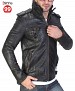 Black Leather Jacket @ 63% OFF Rs 6896.00 Only FREE Shipping + Extra Discount -  online Sabse Sasta in India -  for  - 760/20141230