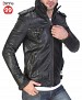 Black Leather Jacket @ 63% OFF Rs 6896.00 Only FREE Shipping + Extra Discount -  online Sabse Sasta in India -  for  - 760/20141230