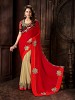 RED VASANT @ 31% OFF Rs 2565.00 Only FREE Shipping + Extra Discount - Georgette, Buy Georgette Online, Saree, Party Wear Saree, Buy Party Wear Saree,  online Sabse Sasta in India - Sarees for Women - 4079/20151012