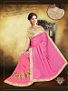 New Pink & Golden Sarees @ 31% OFF Rs 1853.00 Only FREE Shipping + Extra Discount - Partywear Saree, Buy Partywear Saree Online, Georgette Saree, Deginer Saree, Buy Deginer Saree,  online Sabse Sasta in India - Sarees for Women - 8502/20160405