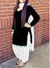 Designer black & white velvet patiyala suit- dress material, Buy dress material Online, salwar suit, anarkali, Buy anarkali,  online Sabse Sasta in India -  for  - 6116/20160128