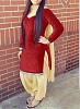Designer red velvet patiyala suit- dress material, Buy dress material Online, salwar suit, anarkali, Buy anarkali,  online Sabse Sasta in India -  for  - 6129/20160128