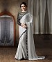 Beautiful Grey Embroidery Georgette Saree @ 45% OFF Rs 989.00 Only FREE Shipping + Extra Discount - Partywear Saree, Buy Partywear Saree Online, Georgette Saree, Deginer Saree, Buy Deginer Saree,  online Sabse Sasta in India - Sarees for Women - 8116/20160328