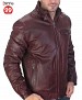 Reddish Brown Leather Jacket @ 65% OFF Rs 6484.00 Only FREE Shipping + Extra Discount -  online Sabse Sasta in India -  for  - 757/20141230