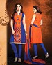 Printed Cotton Suit with Dupatta @ 48% OFF Rs 850.00 Only FREE Shipping + Extra Discount - Salwar Suit, Buy Salwar Suit Online, Printed Suit, Embroidered Suits, Buy Embroidered Suits,  online Sabse Sasta in India - Palazzo Pants for Women - 2210/20150810