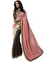 Beautiful Pink Lace Border Georgette Saree @ -98% OFF Rs 1235.00 Only FREE Shipping + Extra Discount - Georgette Saree, Buy Georgette Saree Online, Designer Saree, Partywear saree, Buy Partywear saree,  online Sabse Sasta in India - Sarees for Women - 8980/20160503
