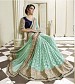 Beautiful Green Embroidery, Lace Work Georgette And Net  Saree- sarees, Buy sarees Online, sarees for women, sarees for women party wear, Buy sarees for women party wear,  online Sabse Sasta in India - Sarees for Women - 10025/20160527