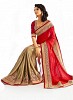 Beautiful Red Embroidery,Lacework Georgette Saree- sarees, Buy sarees Online, sarees for women, sarees for women party wear, Buy sarees for women party wear,  online Sabse Sasta in India - Sarees for Women - 10299/20160616