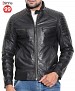 Black Leather Biker Jacket @ 64% OFF Rs 6690.00 Only FREE Shipping + Extra Discount -  online Sabse Sasta in India - Leather Jackets for Men - 752/20141230