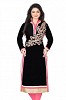 Black Chanderi Embroidered Kurti @ 40% OFF Rs 926.00 Only FREE Shipping + Extra Discount - kurti, Buy kurti Online, designer kurti, kurta & kurtis, Buy kurta & kurtis,  online Sabse Sasta in India -  for  - 11036/20160826