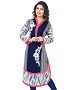 Blue Georgette Embroidered Kurti @ 41% OFF Rs 803.00 Only FREE Shipping + Extra Discount - kurti, Buy kurti Online, designer kurti, kurta & kurtis, Buy kurta & kurtis,  online Sabse Sasta in India -  for  - 11048/20160826
