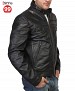 Black Leather Biker Jacket @ 64% OFF Rs 6690.00 Only FREE Shipping + Extra Discount -  online Sabse Sasta in India -  for  - 751/20141230