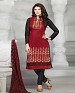 Latest multi Color Salwar Suit @ 36% OFF Rs 798.00 Only FREE Shipping + Extra Discount - Chanderi, Buy Chanderi Online, dress material, Salwar Suit, Buy Salwar Suit,  online Sabse Sasta in India - Salwar Suit for Women - 2530/20150924