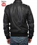 Stylish  Black Leather Jacket @ 53% OFF Rs 6488.00 Only FREE Shipping + Extra Discount -  online Sabse Sasta in India - Leather Jackets for Men - 747/20141230