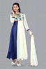 -fancy blue and white anarkali suit- dress material, Buy dress material Online, Anarkali suit, Salwar suit, Buy Salwar suit,  online Sabse Sasta in India - Semi Stitched Anarkali Style Suits for Women - 4426/20151120