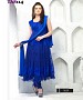 Thankar Fashionable Blue Designer Anarkali Suits @ 31% OFF Rs 864.00 Only FREE Shipping + Extra Discount - Net & Brasso, Buy Net & Brasso Online, Semi-stitched, Anarkali suit, Buy Anarkali suit,  online Sabse Sasta in India - Semi Stitched Anarkali Style Suits for Women - 3156/20150925
