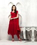 Thankar Fashionable Red Designer Anarkali Suits @ 31% OFF Rs 864.00 Only FREE Shipping + Extra Discount - Net & Brasso, Buy Net & Brasso Online, Semi-stitched, Anarkali suit, Buy Anarkali suit,  online Sabse Sasta in India -  for  - 3157/20150925