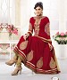 Thankar Kriti Senon New Red Designer Anarkali @ 55% OFF Rs 926.00 Only FREE Shipping + Extra Discount - Georgette, Buy Georgette Online, Anarkali Suit, Party Wear Suit, Buy Party Wear Suit,  online Sabse Sasta in India -  for  - 3166/20150925