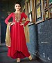Thankar New Western Style Designer Red Embroidery Anarkali Suit @ 31% OFF Rs 2286.00 Only FREE Shipping + Extra Discount - Net ,Georgette, Buy Net ,Georgette Online, Semi-stitched, Anarkali suit, Buy Anarkali suit,  online Sabse Sasta in India - Semi Stitched Anarkali Style Suits for Women - 3295/20150925