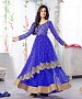 Thankar Fabulous Latest Heavy Designer Blue Anarkali Suits @ 53% OFF Rs 1359.00 Only FREE Shipping + Extra Discount - SILK NET & GEORGETTE, Buy SILK NET & GEORGETTE Online, Semi-stitched, Anarkali suit, Buy Anarkali suit,  online Sabse Sasta in India -  for  - 3309/20150925
