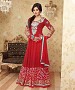 THANKAR LATEST EMBROIDERED DESIGNER MAROON ANARKALI SUITS @ 31% OFF Rs 1977.00 Only FREE Shipping + Extra Discount - Georgette, Buy Georgette Online, Semi-stitched, Anarkali suit, Buy Anarkali suit,  online Sabse Sasta in India - Semi Stitched Anarkali Style Suits for Women - 3340/20150925