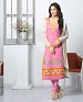 THANKAR LATEST EMBROIDERED DESIGNER PINK STRAIGHT SUIT @ 31% OFF Rs 1668.00 Only FREE Shipping + Extra Discount - Suit, Buy Suit Online, Semi Stitched, Georgette, Buy Georgette,  online Sabse Sasta in India - Semi Stitched Anarkali Style Suits for Women - 3403/20150925