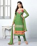 THANKAR LATEST EMBROIDERED DESIGNER GREEN STRAIGHT SUIT @ 31% OFF Rs 1668.00 Only FREE Shipping + Extra Discount - Suit, Buy Suit Online, Santoon, Embroidery, Buy Embroidery,  online Sabse Sasta in India - Semi Stitched Anarkali Style Suits for Women - 3406/20150925