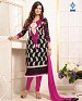 fancy black pink full work Salwar Suit @ 58% OFF Rs 1051.00 Only FREE Shipping + Extra Discount - Chanderi, Buy Chanderi Online, dress material, Salwar Suit, Buy Salwar Suit,  online Sabse Sasta in India - Salwar Suit for Women - 2540/20150924