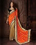ORANGE CANDY @ 31% OFF Rs 2905.00 Only FREE Shipping + Extra Discount - Jeqard Butta & Thousand Butti, Buy Jeqard Butta & Thousand Butti Online, Saree, Party Wear Saree, Buy Party Wear Saree,  online Sabse Sasta in India - Sarees for Women - 4091/20151012