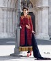LATEST NAVY AND MAROON DESIGNER ANARKALI SUIT @ 31% OFF Rs 2100.00 Only FREE Shipping + Extra Discount - Anarkali Suits, Buy Anarkali Suits Online, Georgette, Santoon, Buy Santoon,  online Sabse Sasta in India -  for  - 4325/20151029