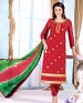 Chanderi Cotton Embroidered Salwar Suit @ 60% OFF Rs 744.00 Only FREE Shipping + Extra Discount - Salwar Suit, Buy Salwar Suit Online, Chanderi Cotton Suit, Shopping, Buy Shopping,  online Sabse Sasta in India - Dress Materials for Women - 1934/20150730
