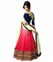 Resham Fabrics Pink Faux Georgette Embroidered Semi Stitched Lehenga @ 58% OFF Rs 2349.00 Only FREE Shipping + Extra Discount - Georgette, Buy Georgette Online, Anarkali Suit, Lehnga, Buy Lehnga,  online Sabse Sasta in India - Lehengas for Women - 2458/20150923