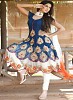 Lady Fashion Villa blue designer salwar suit- salwar suit, Buy salwar suit Online, Designer Salwar suit, blue anarkali Salwar suit, Buy blue anarkali Salwar suit,  online Sabse Sasta in India -  for  - 8699/20160416