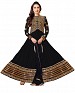 Karishma black anarkali suit @ 51% OFF Rs 1235.00 Only FREE Shipping + Extra Discount - Georgette, Buy Georgette Online, dress material, salwar suit, Buy salwar suit,  online Sabse Sasta in India - Semi Stitched Anarkali Style Suits for Women - 3115/20150925