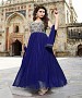 Thankar Blue Heavy Designer Georgette Anarkali Suits @ 49% OFF Rs 1050.00 Only FREE Shipping + Extra Discount - Georgette Suit, Buy Georgette Suit Online, Semi-stitched Suit, Anarkali suit, Buy Anarkali suit,  online Sabse Sasta in India -  for  - 6069/20160114