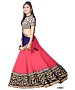 Pink & Royal Blue Designer Lengha- New_CH_04, Buy New_CH_04 Online, Lady Fashion Villa, DesignerLengha, Buy DesignerLengha,  online Sabse Sasta in India - Lehengas for Women - 6086/20160126